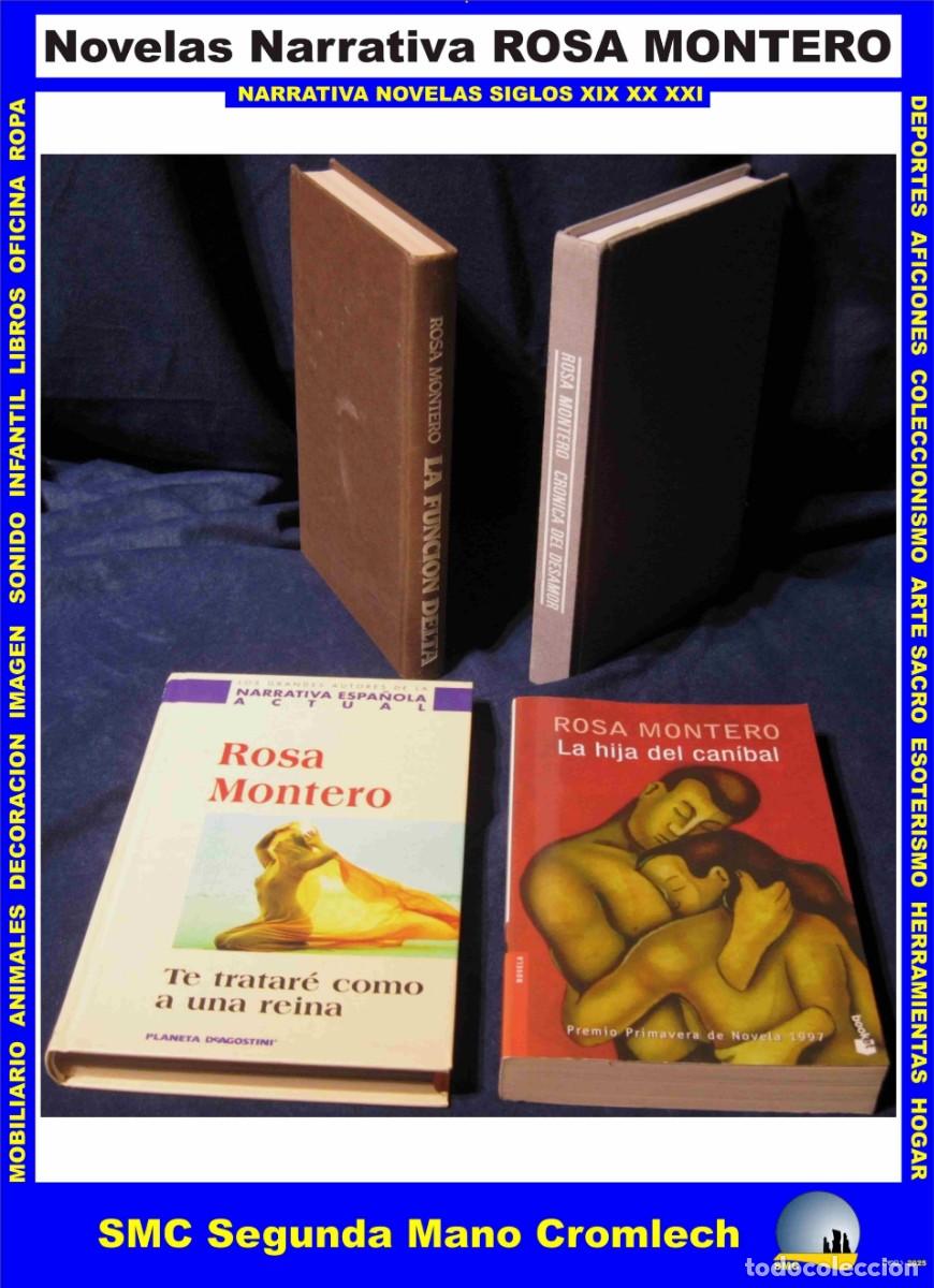 Libros de segunda mano: 4 Novelas ROSA MONTERO