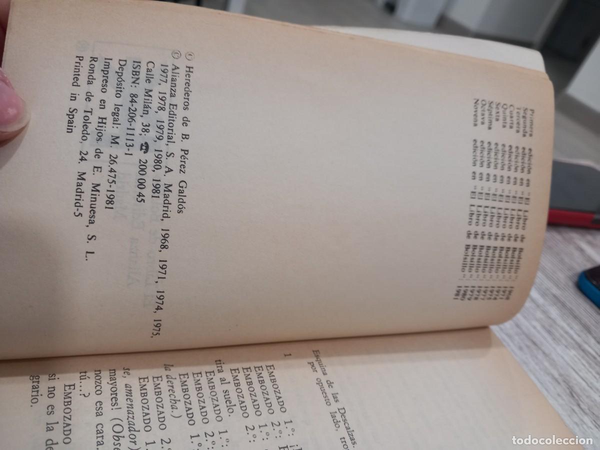 Libros de segunda mano: Libro Tormento | Benito P&eacute;rez Galdos | 1981 - Foto 3