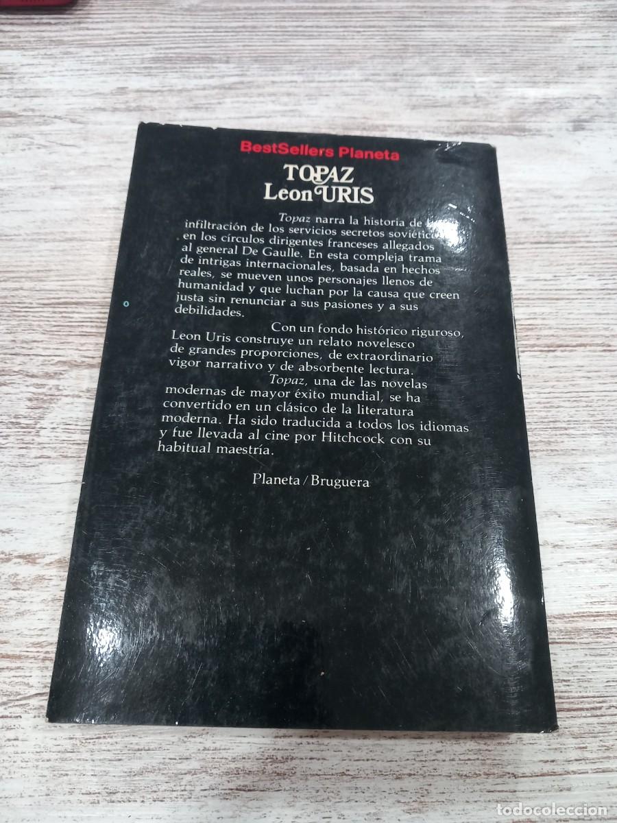 Libros de segunda mano: Libro Topaz | Le&oacute;n Uris | 1984 - Foto 2