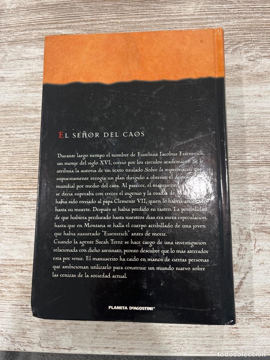 Libros de segunda mano: Libro El se&ntilde;or del Caos | Jonathan Rabb | 2005 - Foto 2