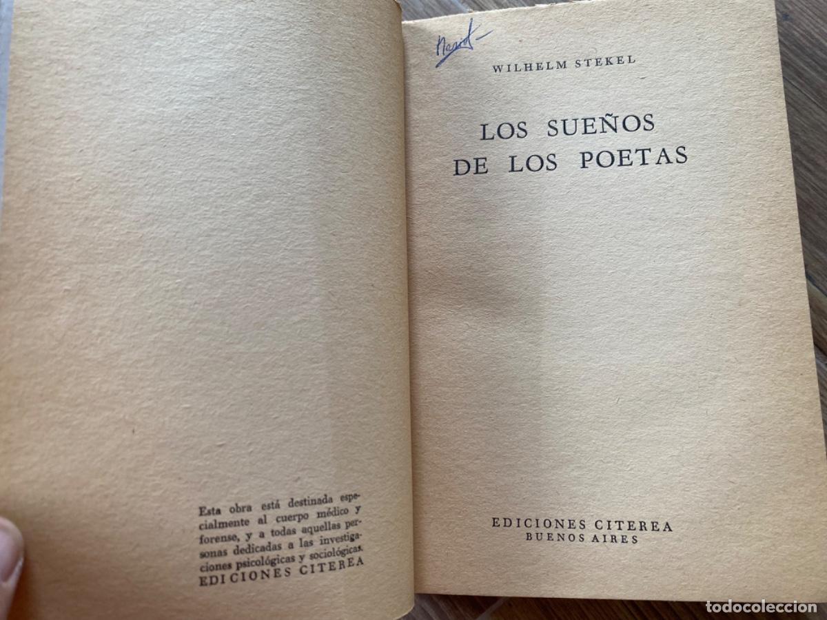 Libros de segunda mano: LOS SUE&Ntilde;OS DE LOS POETAS. - STEKEL. - Foto 8
