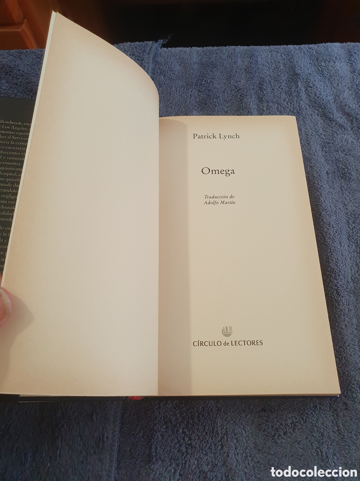 Libros de segunda mano: L2. Omega - Patrick Lynch, C&iacute;rculo De Lectores. - Foto 6