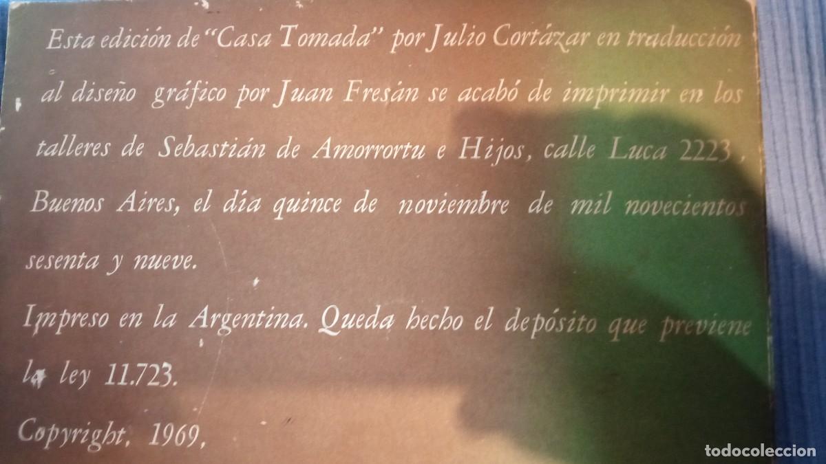 Libros de segunda mano: CASA TOMADA - JULIO CORTAZAR - Foto 2