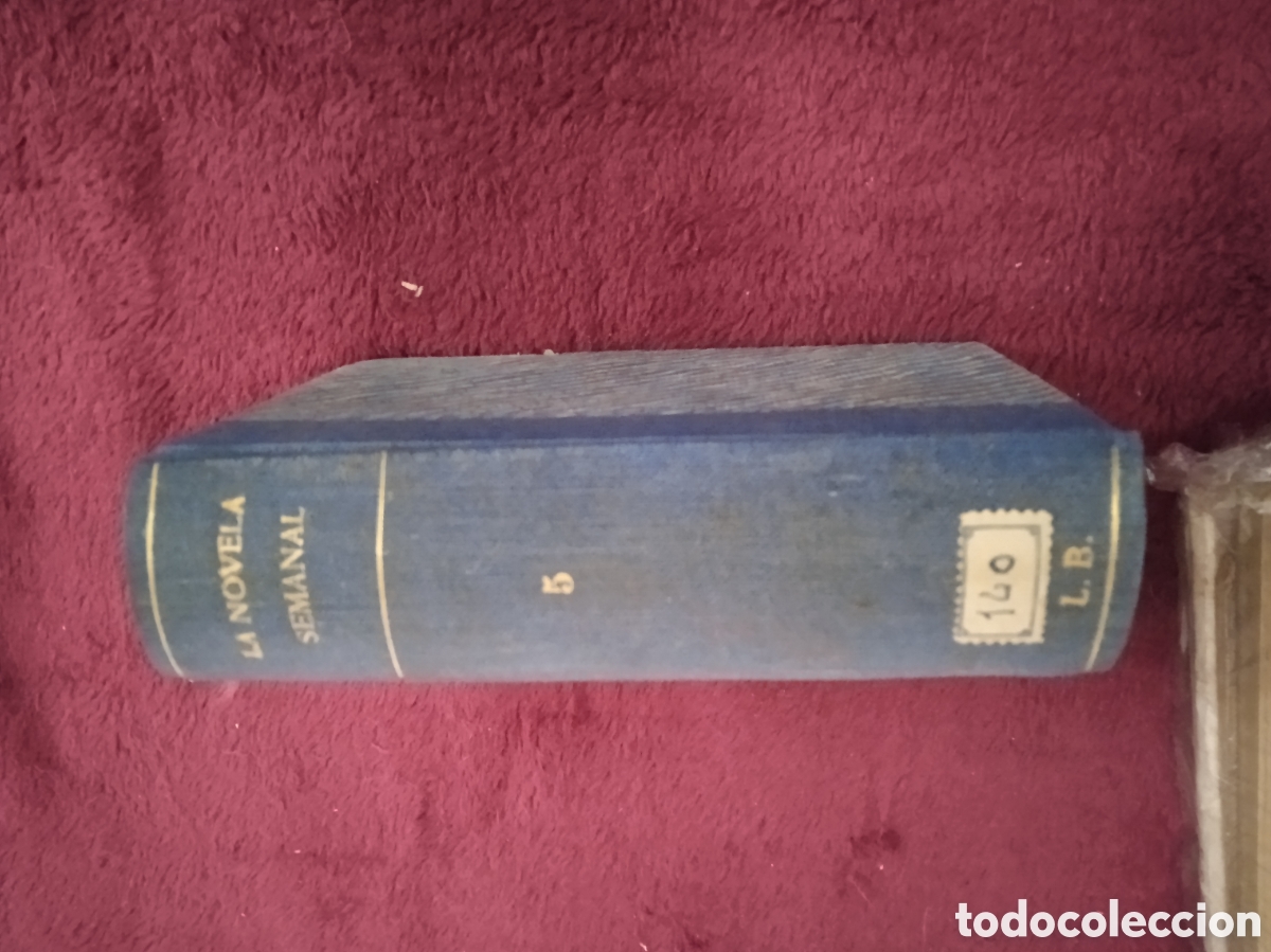Second hand books: LA NOVELA SEMANAL TOMO CON 8 EJEMPLARES - EDICION A&Ntilde;OS 20