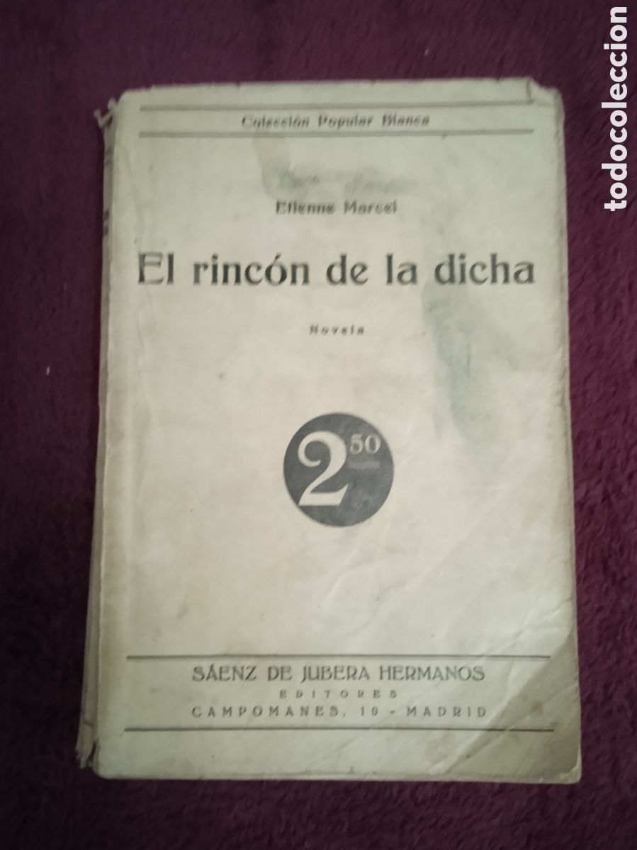 Libros de segunda mano: El rinc&oacute;n de la dicha, / Etienne Marcel. - Foto 1