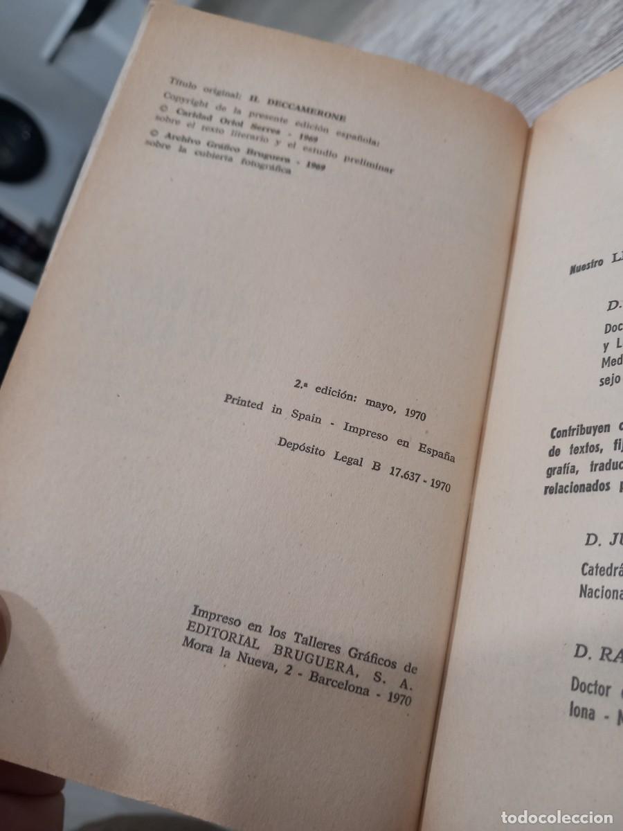 Libros de segunda mano: Libro El Decameron | Giovanni Boccaccio | 1970 - Foto 3
