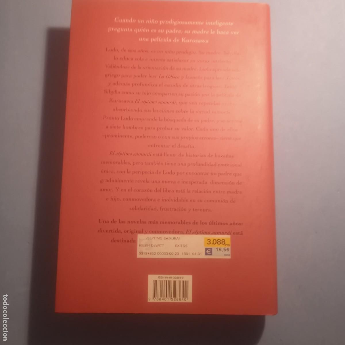 Libros de segunda mano: El s&eacute;ptimo samurai - Helen DeWitt - Foto 2