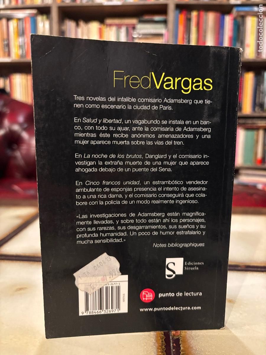 Libros de segunda mano: Fluye el Sena. Fred de Vargas - Foto 2
