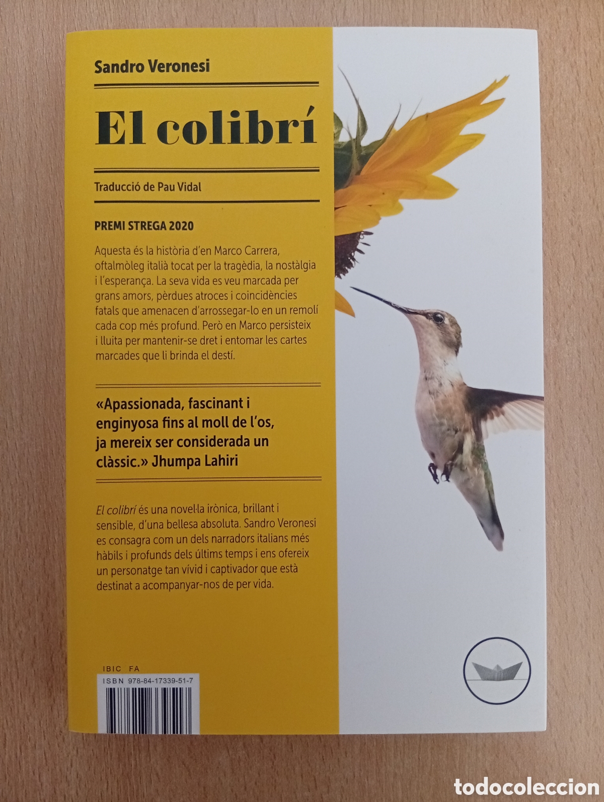 Libros de segunda mano: EL COLIBR&Iacute;. Sandro Veronesi - Foto 1