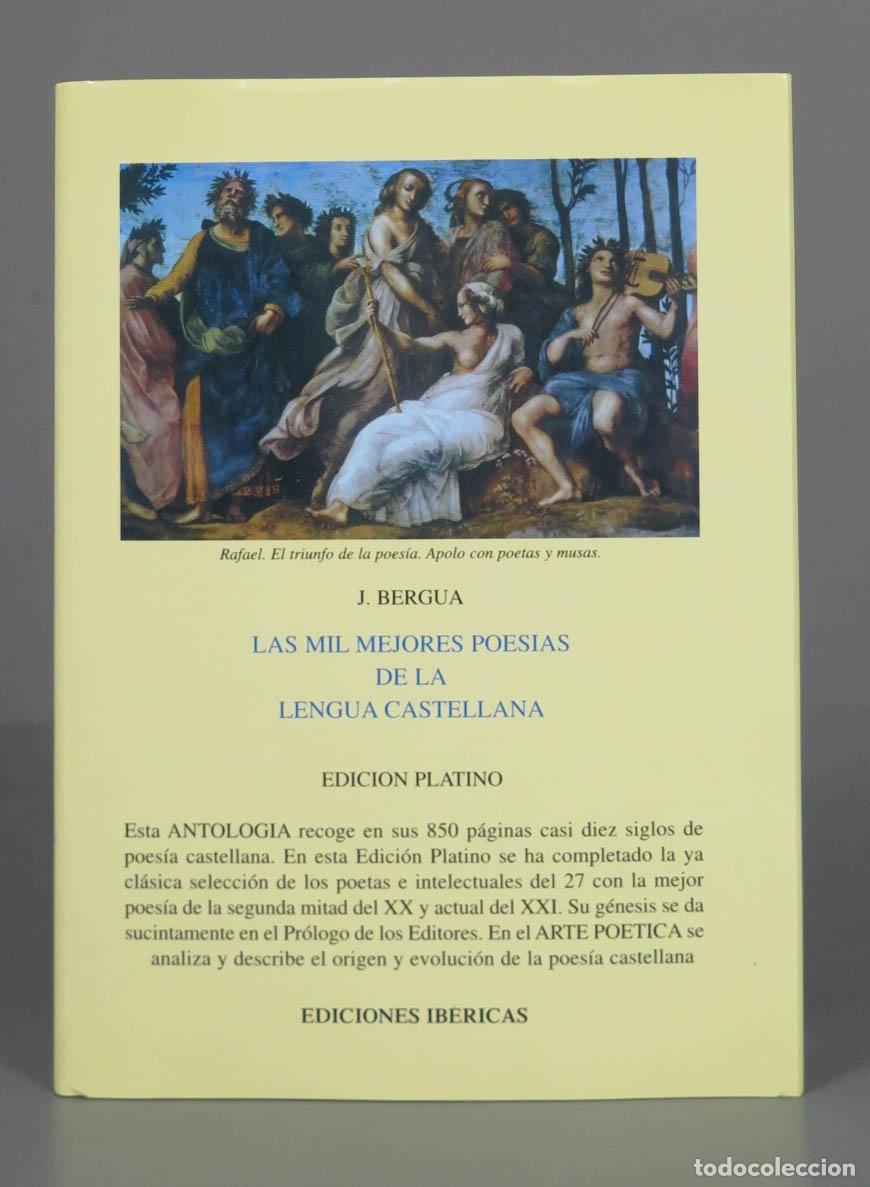 Libri di seconda mano: MIL MEJORES POESIAS LENGUA CASTELLANA ED.PLATINO TELA