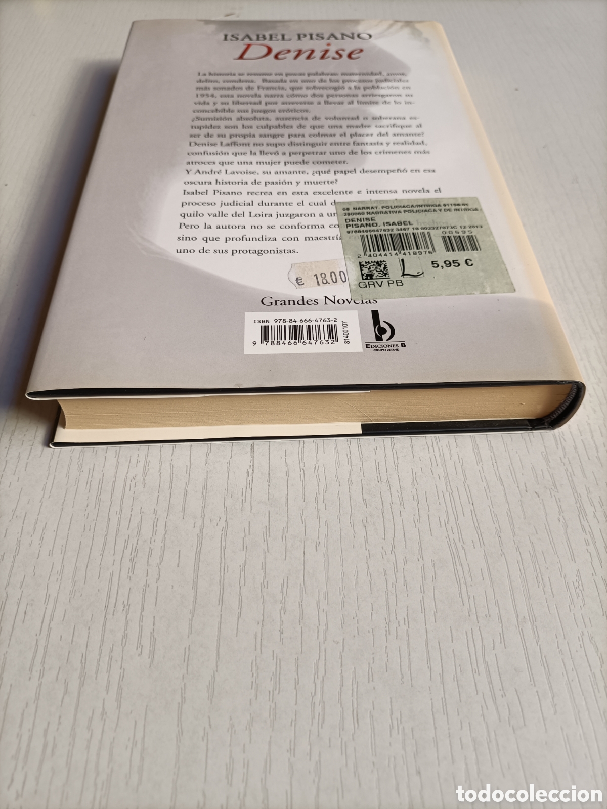 Libros de segunda mano: Denise. Isabel Pisano . Ediciones B 2011 - Foto 6