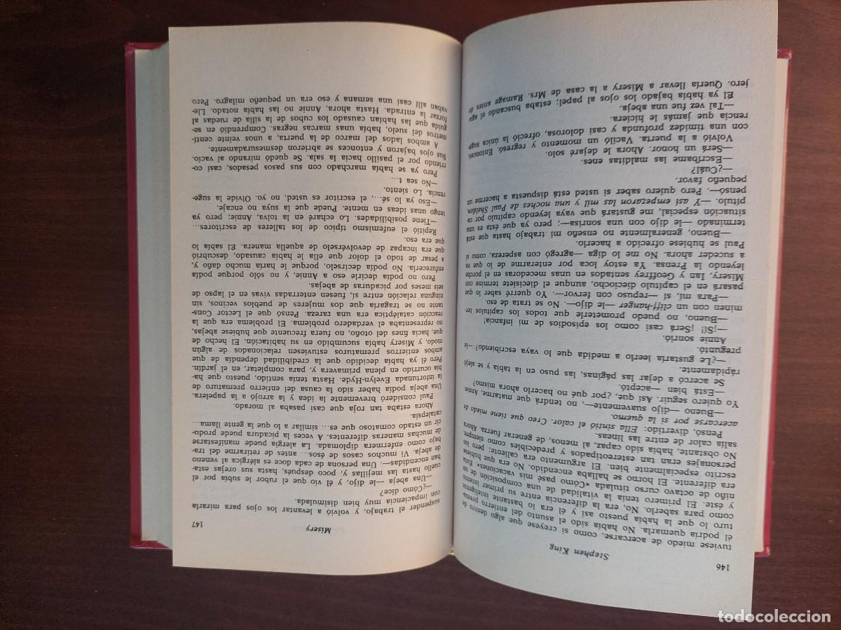 Libros de segunda mano: MISERY - STEPHEN KING (ORBIS) 1996 NOVELA - Foto 3