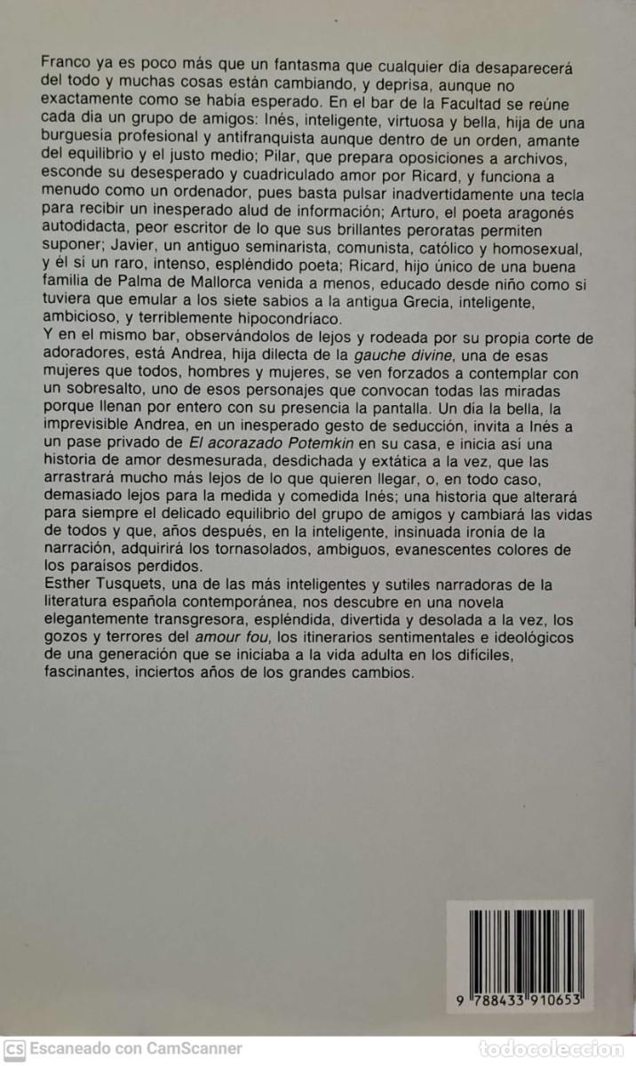 Libros de segunda mano: Con la miel en los labios - Esther Tusquets - Foto 2