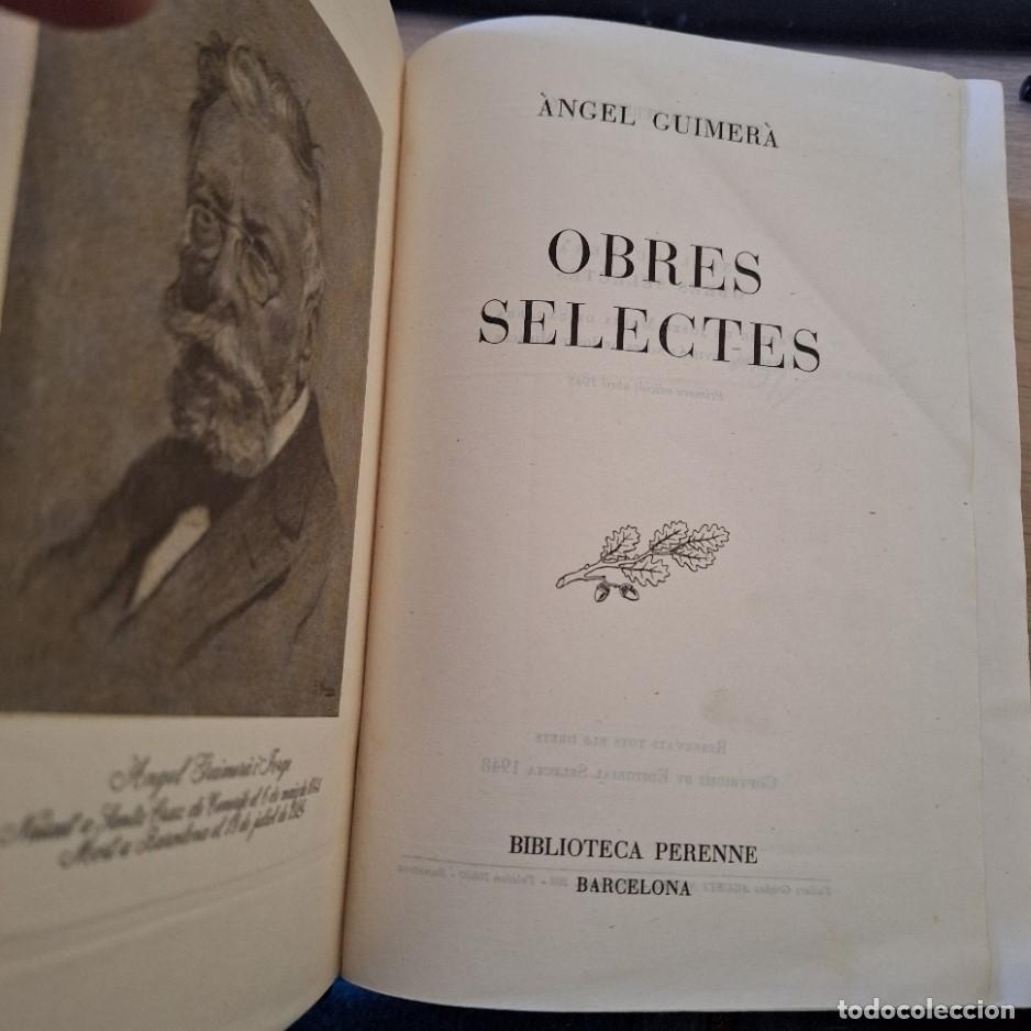 Libros de segunda mano: OBRES SELECTES. - GUIMERA, Angel. - Foto 3