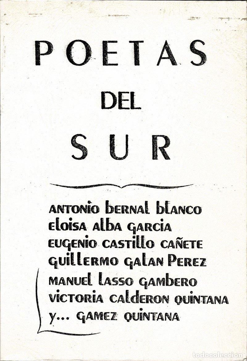 Libros de segunda mano: Poetas del Sur - AA.VV. - Foto 1