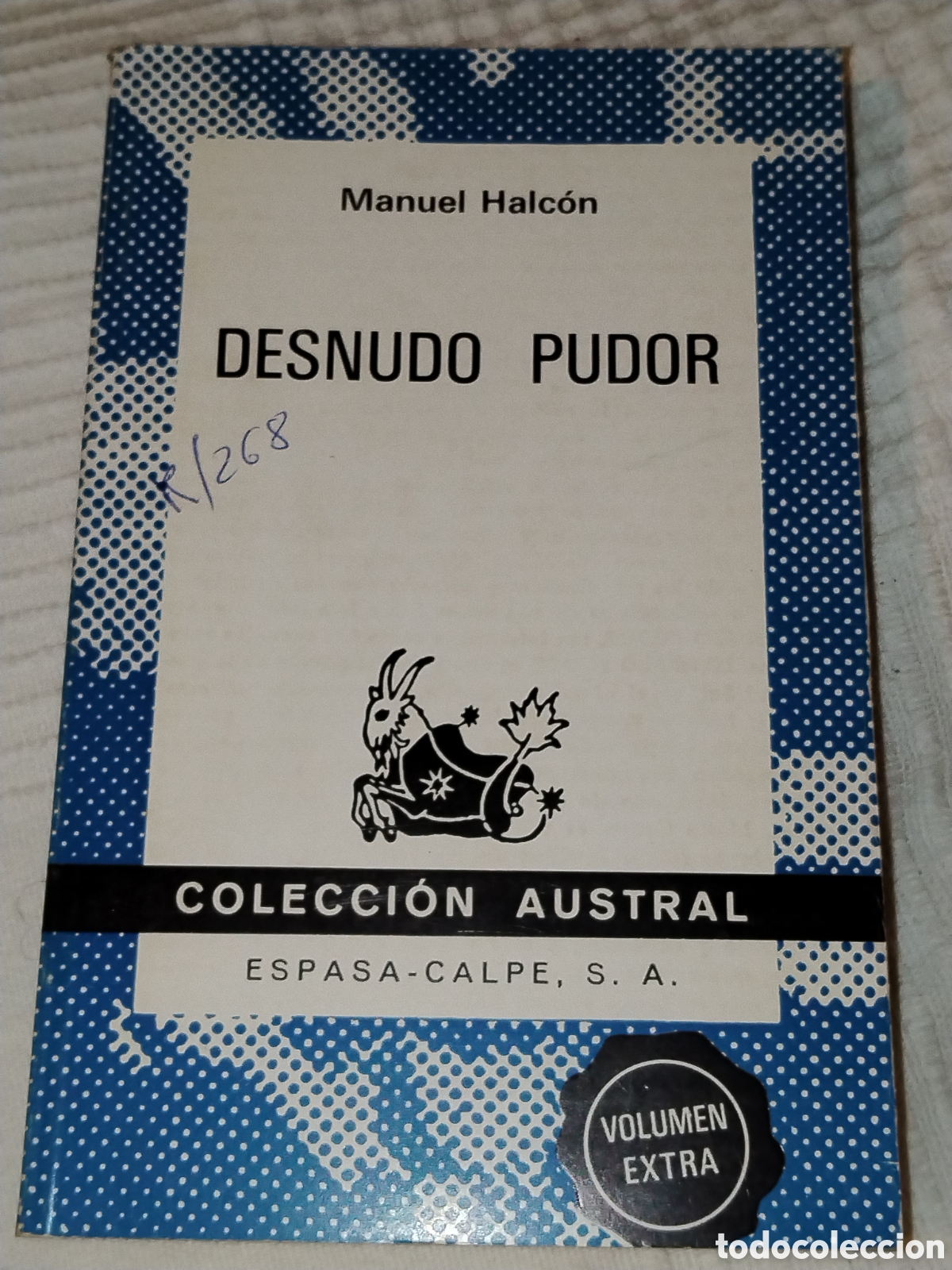 Libros de segunda mano: Desnudo pudor. Manuel Halc&oacute;n. Austral - Foto 1