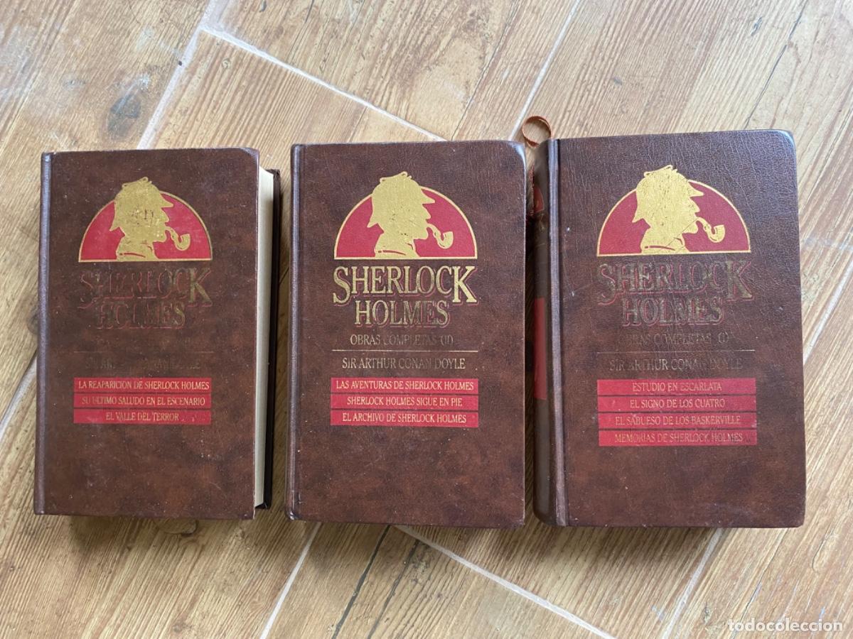 Libros de segunda mano: Obras completas. Sherlock Holmes. Orbis 3 TOMOS - Foto 1