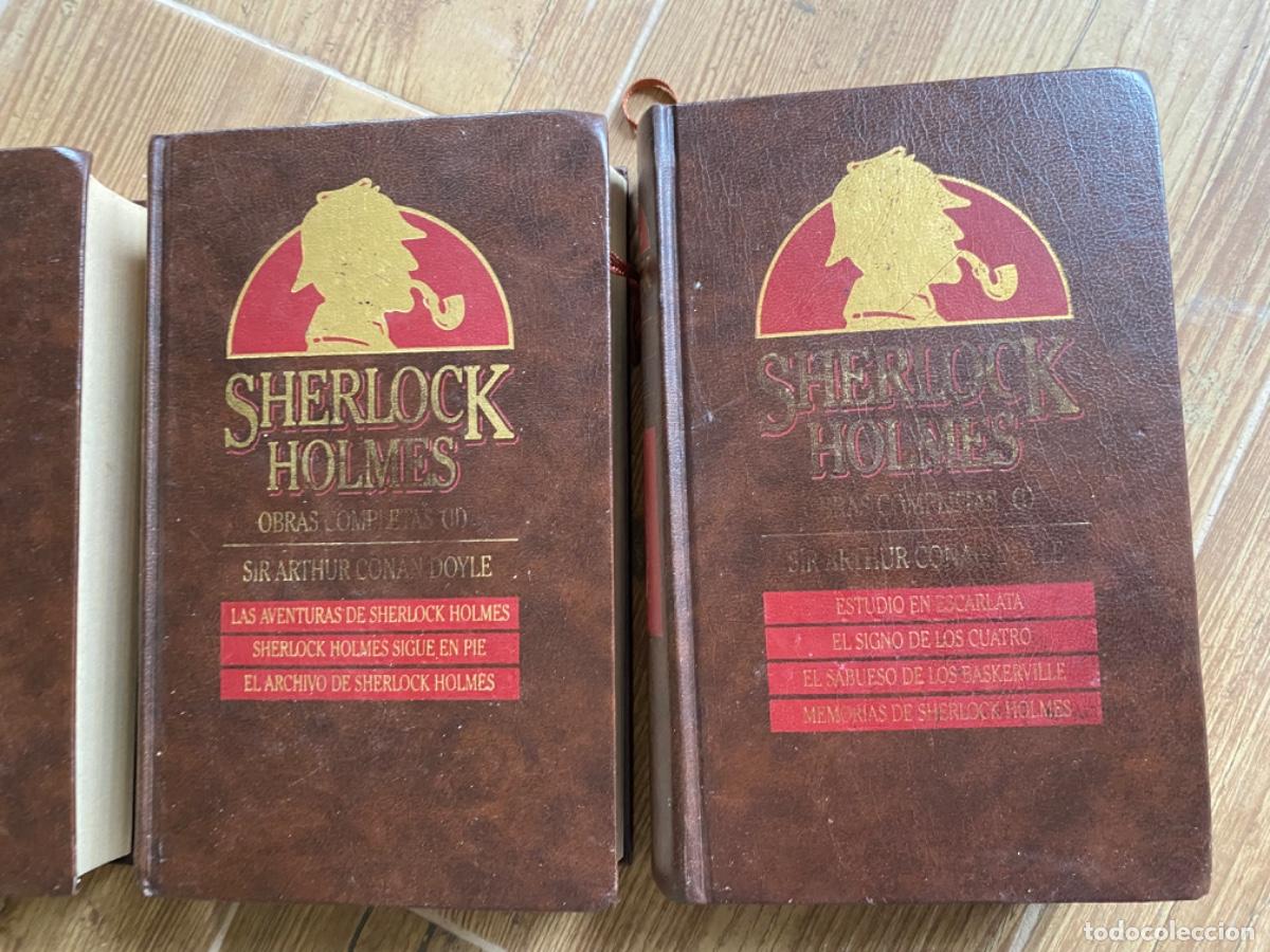 Libros de segunda mano: Obras completas. Sherlock Holmes. Orbis 3 TOMOS - Foto 3