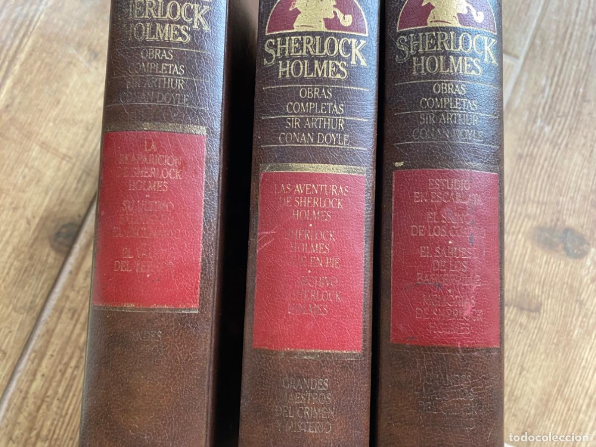 Libros de segunda mano: Obras completas. Sherlock Holmes. Orbis 3 TOMOS - Foto 5