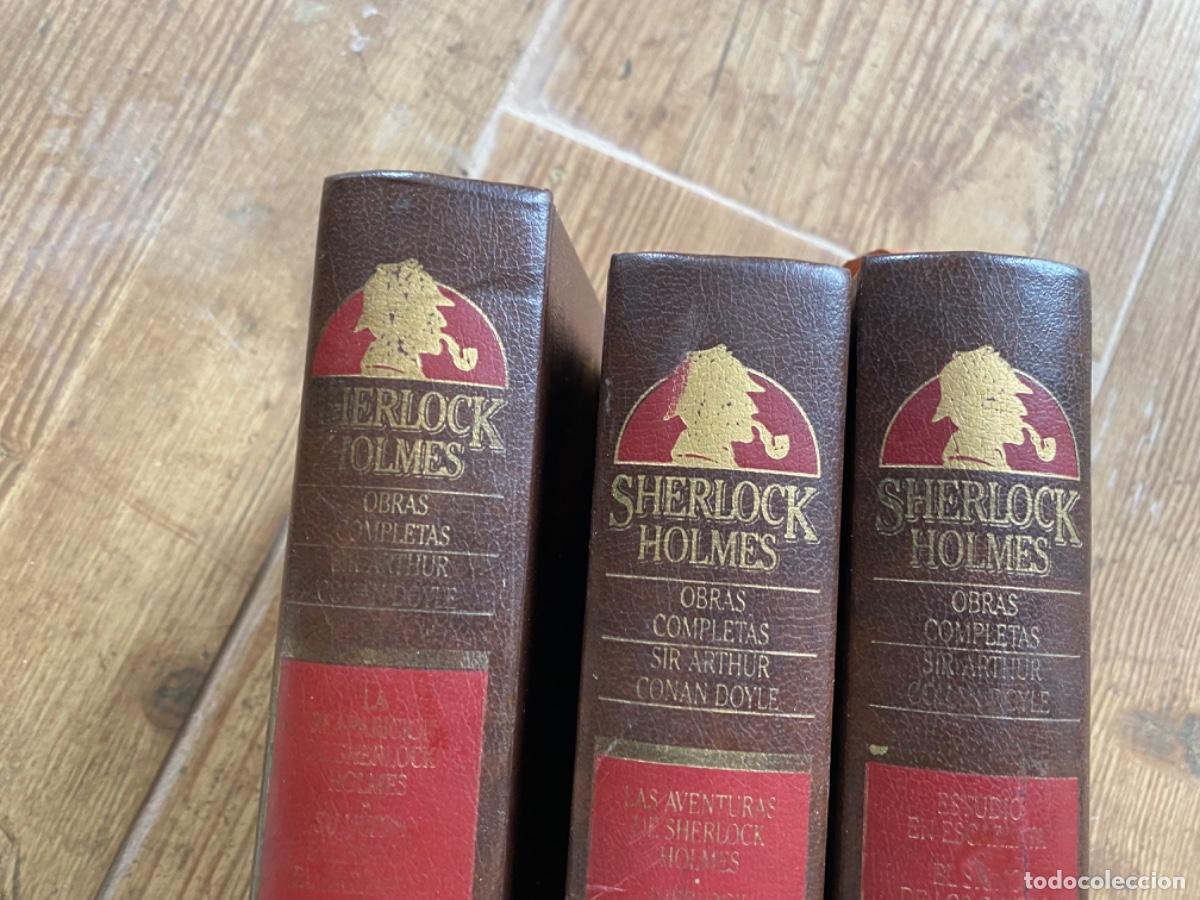 Libros de segunda mano: Obras completas. Sherlock Holmes. Orbis 3 TOMOS - Foto 6