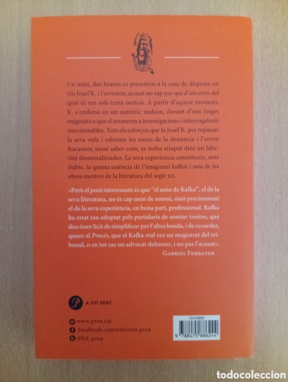 Libros de segunda mano: EL PROC&Eacute;S. Franz Kafka - Foto 2