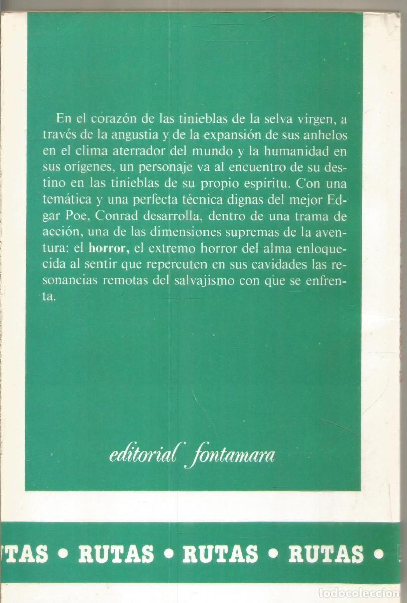Libros de segunda mano: JOSEPH CONRAD. EL CORAZON DE LAS TINIEBLAS. FONTAMARA - Foto 2