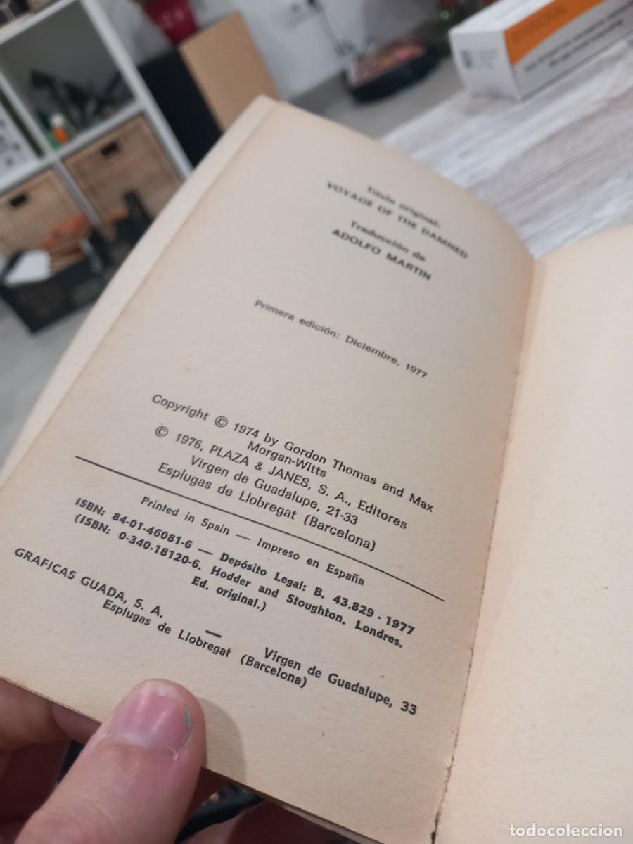 Libros de segunda mano: Libro El viaje de los malditos | Gordon Thomas | 1977 | - Foto 3