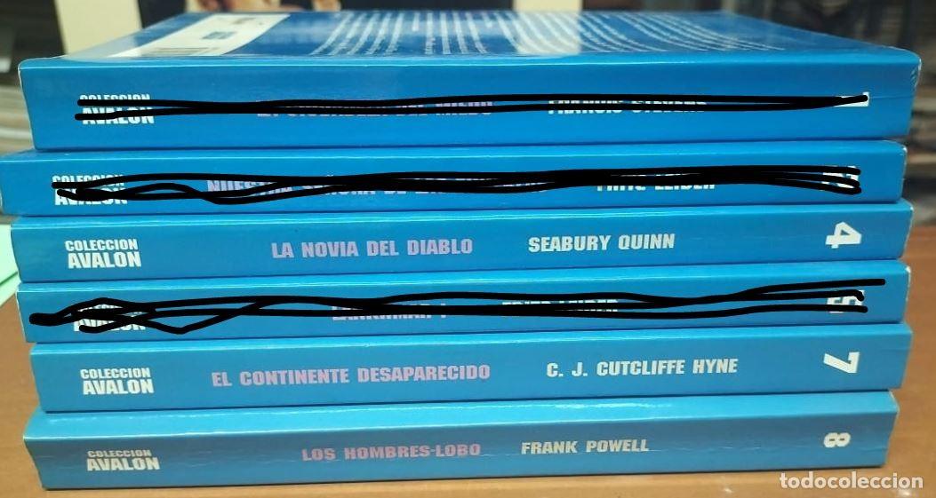 Libros de segunda mano: COLECCI&Oacute;N AVALON - PULP EDICIONES 2005 - 3 TITULOS - Foto 1