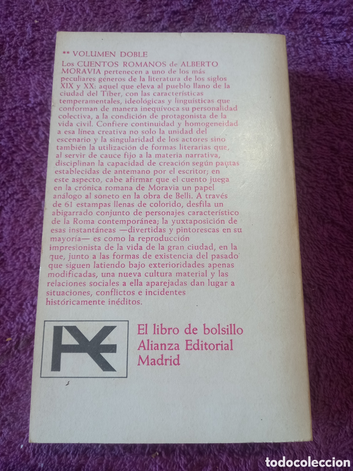 Libros de segunda mano: Cuentos romanos. Alberto Moravia. - Foto 3