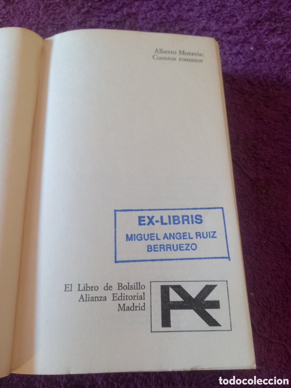 Libros de segunda mano: Cuentos romanos. Alberto Moravia. - Foto 6