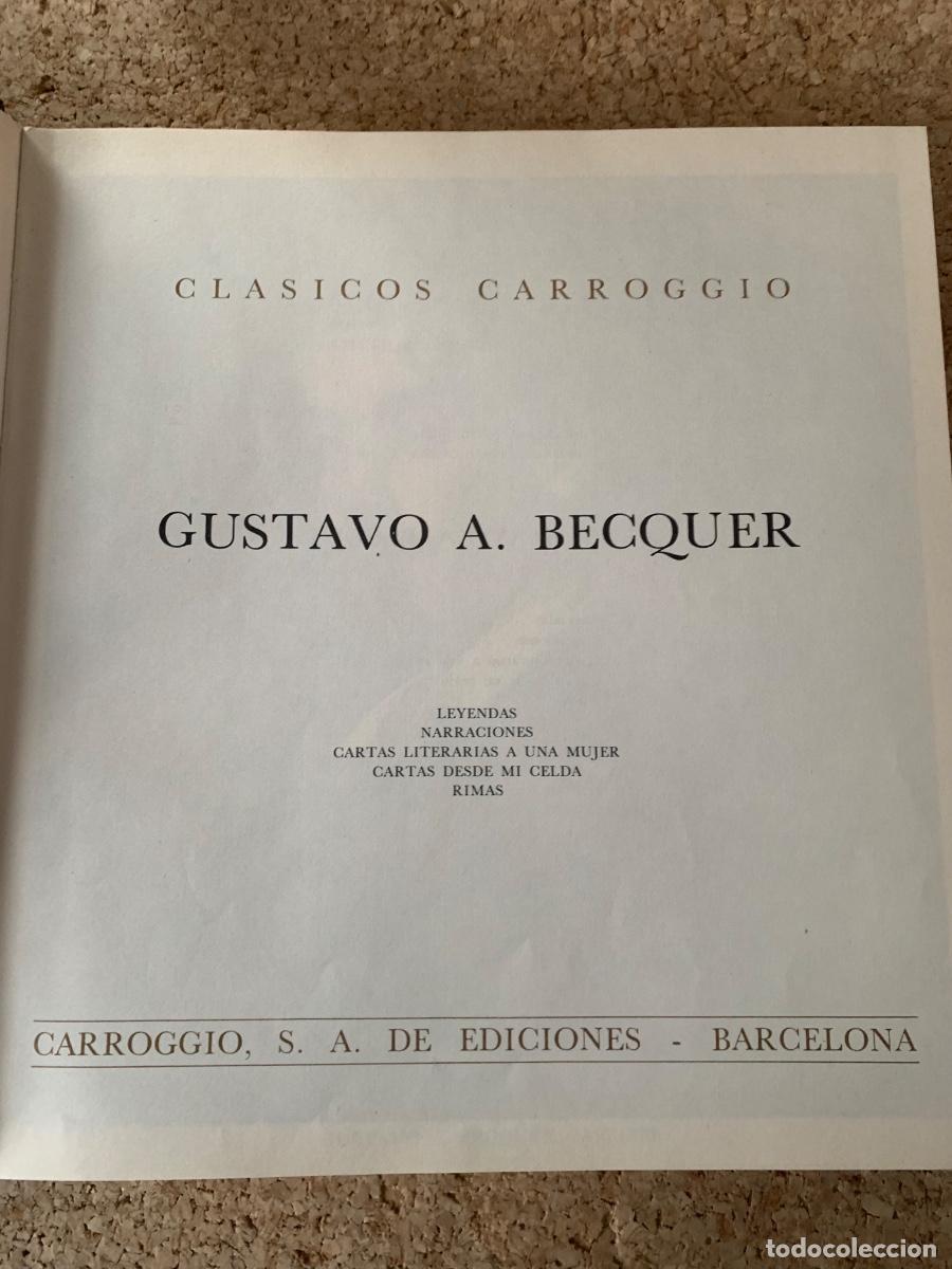 Libros de segunda mano: Gustavo Adolfo B&eacute;cquer, (Bols 43) - Foto 2