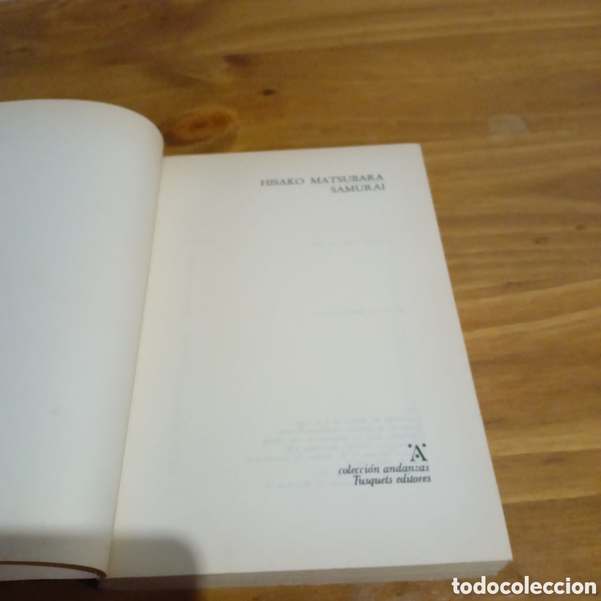 Libros de segunda mano: Samurai. Hisako Matsubara - Foto 2