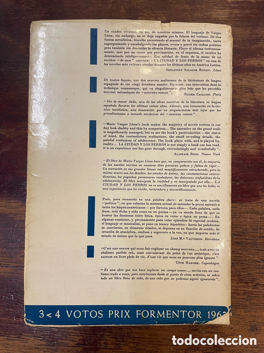 Libros de segunda mano: LA CIUDAD Y LOS PERROS - Foto 2