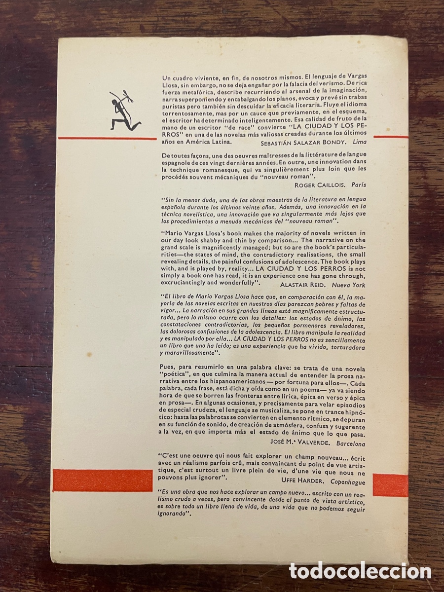 Libros de segunda mano: LA CIUDAD Y LOS PERROS - Foto 5