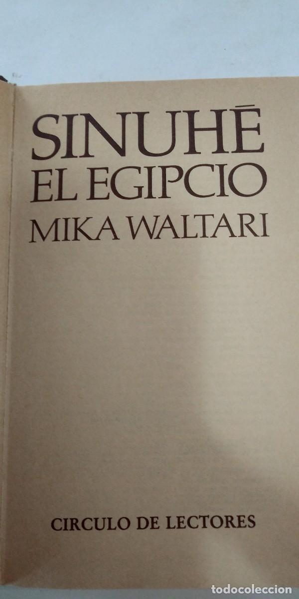Libros de segunda mano: Sinue, el egipcio Mika Waltari - Foto 2