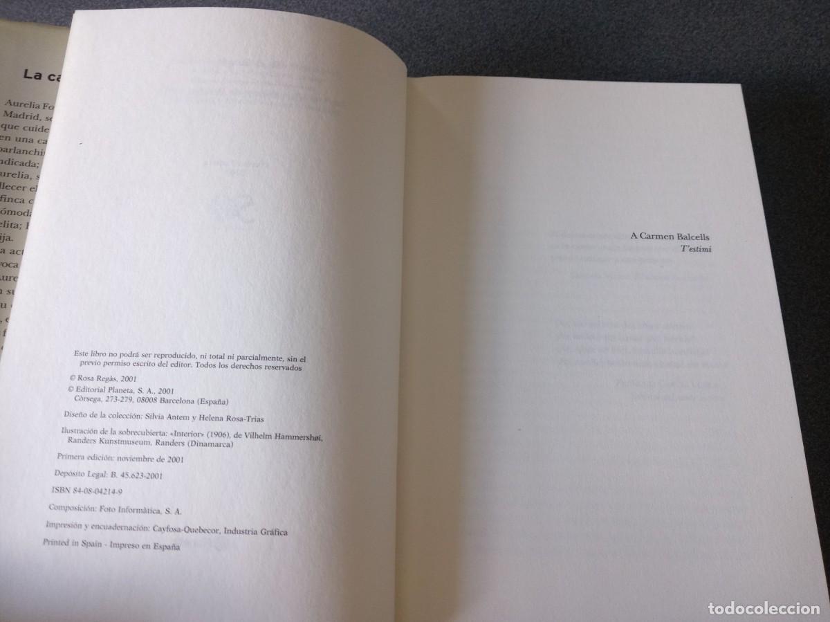 Libros de segunda mano: La Canci&oacute;n De Dorotea Rosa Reg&aacute;s - Foto 3