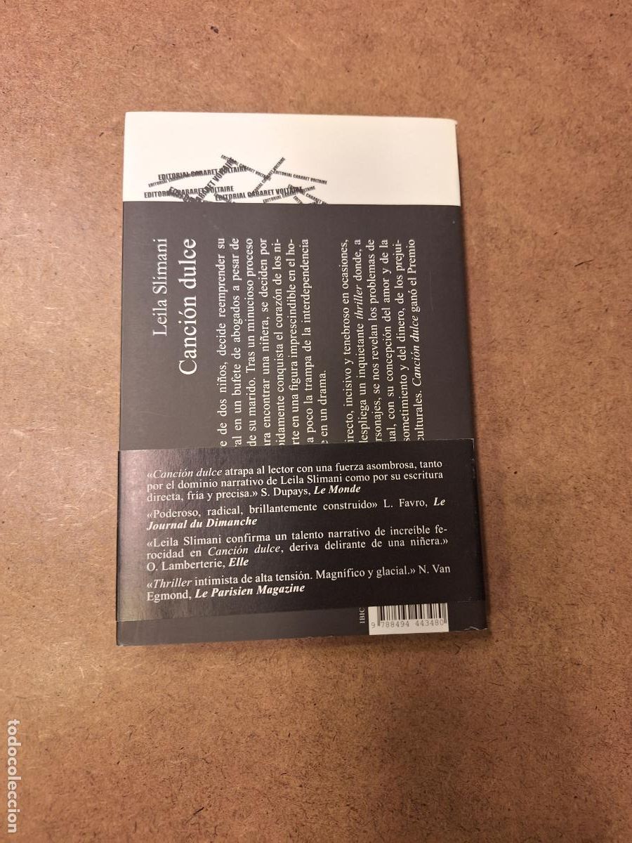 Libros de segunda mano: Canci&oacute;n dulce - Leila Slimani - Foto 2