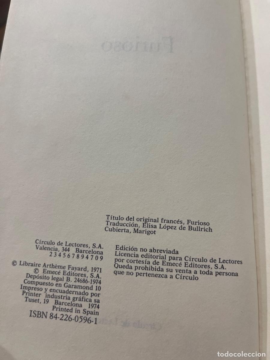 Libros de segunda mano: Libro Furioso | Voldemar Lestienne | 1971 | - Foto 3