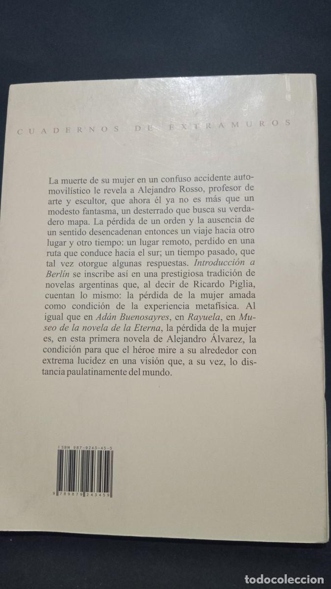 Libros de segunda mano: ALEJANDRO &Aacute;LVAREZ - INTRODUCCI&Oacute;N A BERL&Iacute;N - PRIMERA EDICI&Oacute;N - 2000 - Foto 3