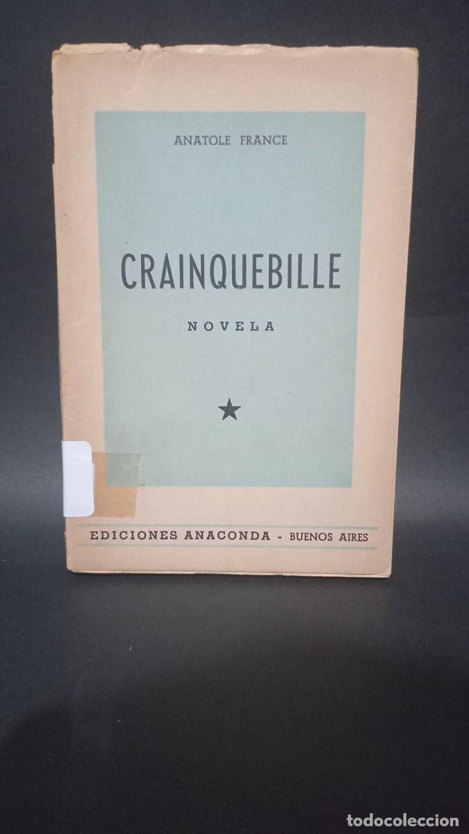 Second hand books: ANATOLE FRANCE - CRAINQUEBILLE - 1943