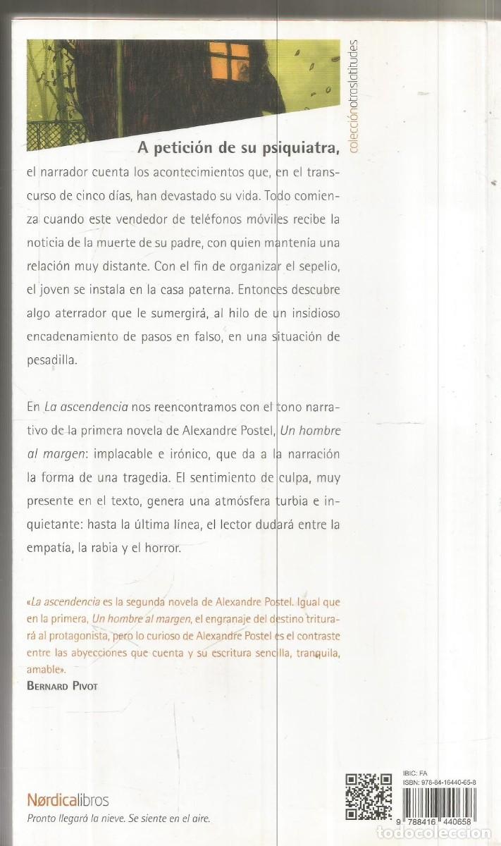 Libros de segunda mano: ALEXANDRE POSTEL. LA ASCENDENCIA. NORDICA - Foto 2