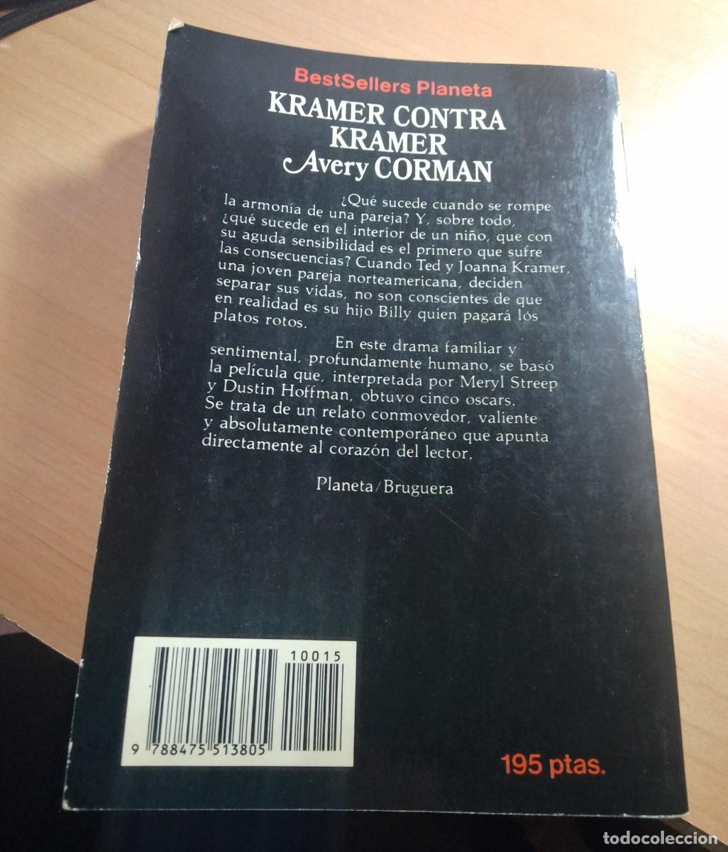 Libros de segunda mano: KRAMER CONTRA KRAMER. AVERY CORMAN PLANETA - Foto 4