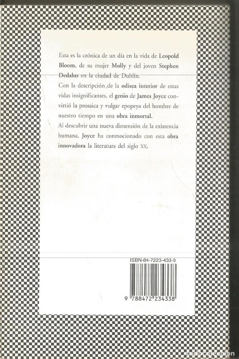 Libros de segunda mano: JAMES JOYCE. ULISES. TUSQUETS - Foto 2