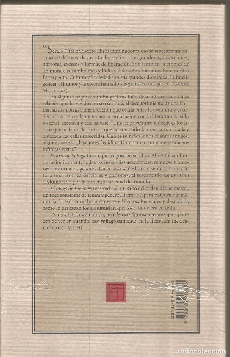 Libros de segunda mano: SERGIO PITOL. EL MAGO DE VIENA. PRE-TEXTOS - Foto 2