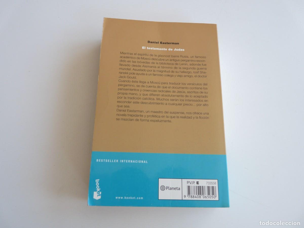 Libros de segunda mano: El testamento de Judas Daniel Easterman C-13 - Foto 2