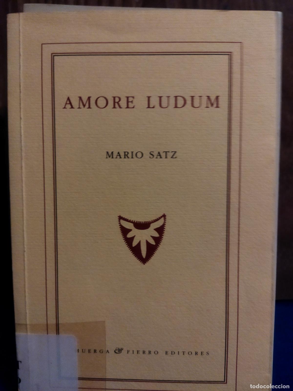 Libros de segunda mano: Amore Ludum Mario Satz - Foto 1