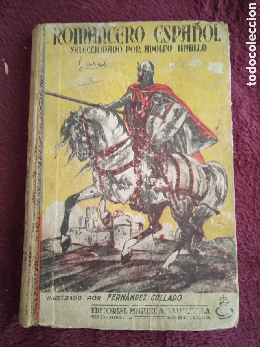 Libri di seconda mano: ROMANCERO ESPA&Ntilde;OL: PARA NI&Ntilde;OS Y J&Oacute;VENES / ADOLFO MAILLO - 1950