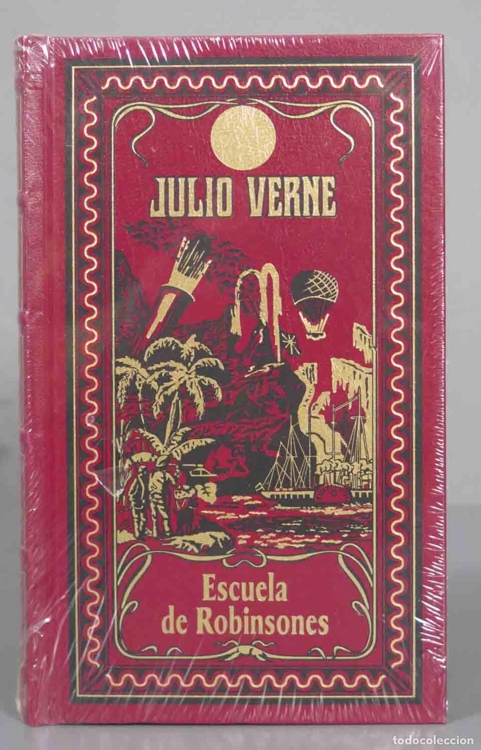 Libros de segunda mano: Escuela de Robinsones. VERNE. PRECINTADO RBA
