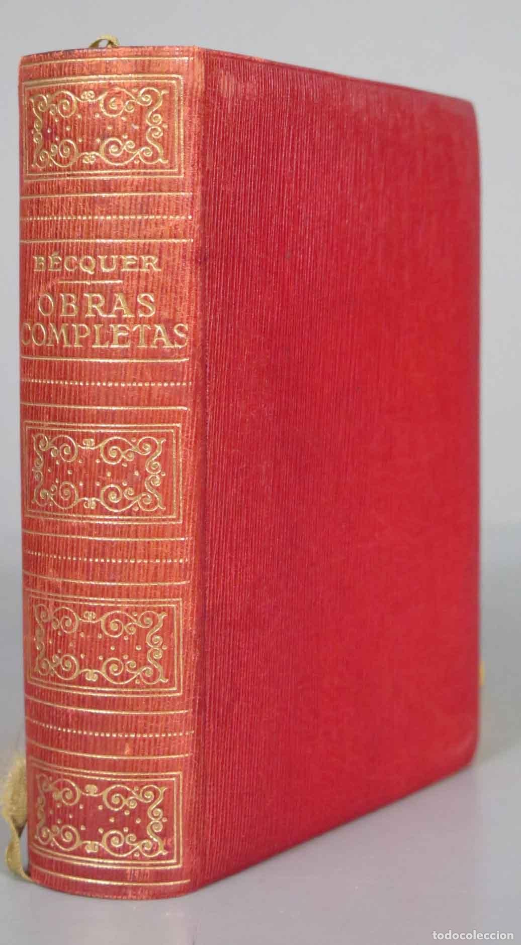 Libros de segunda mano: OBRAS COMPLETAS . Adolfo Becquer 1949. AGUADO