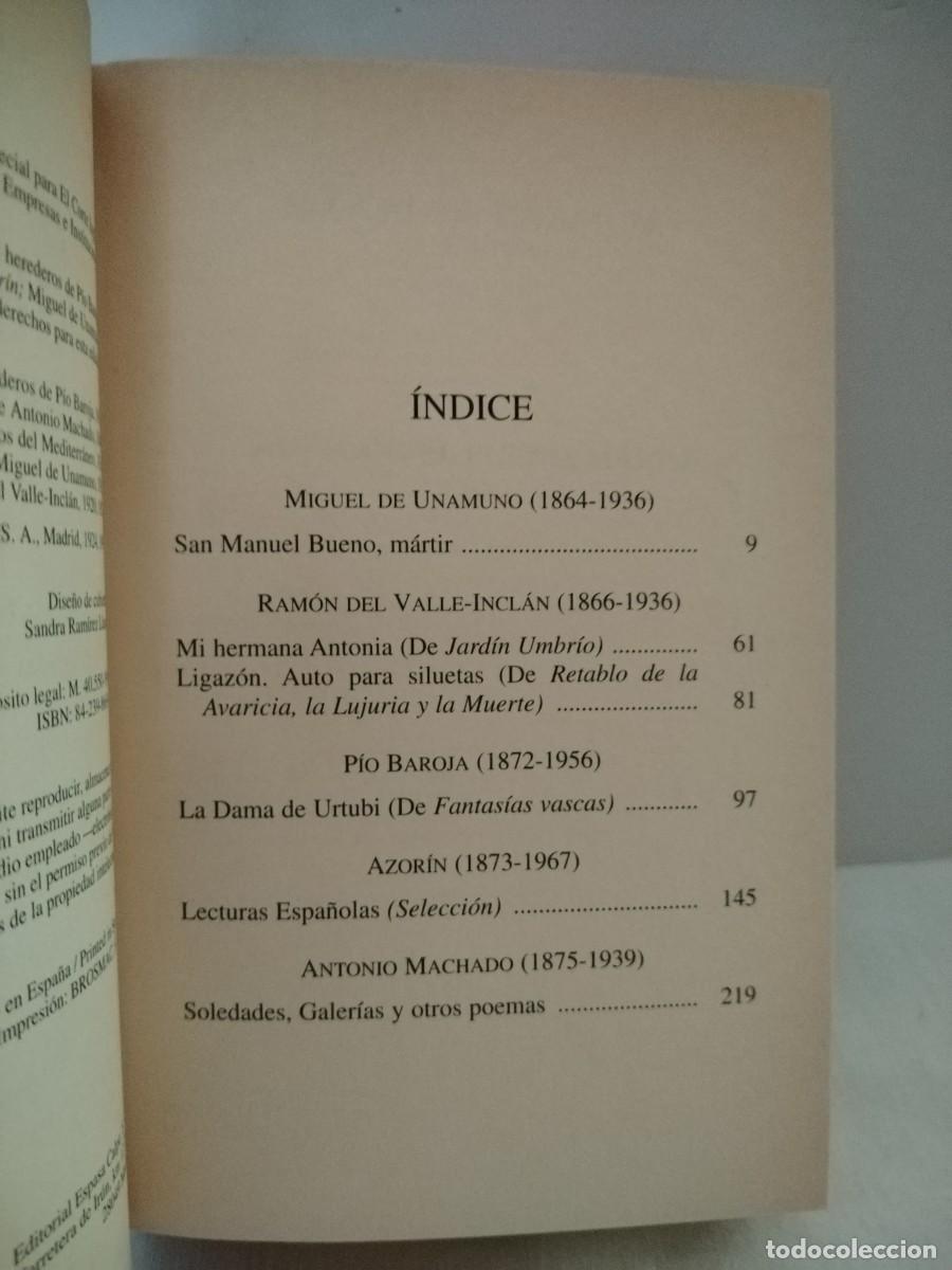 Libros de segunda mano: Homenaje a la Generaci&oacute;n del 98 - Foto 7